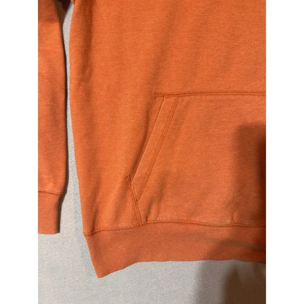Mens The North Face Heritage Patch Hooded Pullover Orange Size Medium